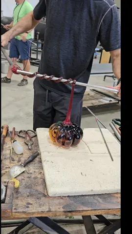 100 days of pumpkins - here we gooooo!! Day 1 - tri-color overlay pumpkin with curly stem.  . . #2bglass #TikTokArt #CreativeProcess #ArtOfTheDay #GlassBlowing #ArtisanCrafts #PumpkinArt #ArtisticCreations #glass #ArtistryinMotion #glassblower #glasspumpkin #glassart #pumpkinpatch 