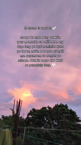 mama, kumusta? 🪽🤍🕊️ #beloved #someoneyouloved #someoneinheaven🕊💐 #imissyou #nanay #foryoupage #fyp #fypシ゚viral #fyppppppppppppppppppppppp 