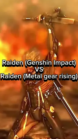 Raiden genshin impact vs Raiden Metal gear rising #metalgearrising #metalgearrisingrevengeance #mgr #GenshinImpact #raiden #capcut #edit #edits #tiktok @Dilly | ديلي 🕋 @TheHenX6403 