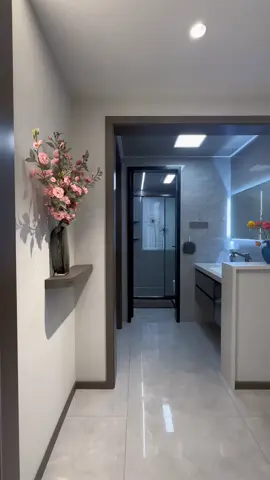 🛁 Mẫu phòng tắm đơn giản nhưng sang, sịn, mịn 😘😘 #nhatamhiendai #nhatamxinh #gachoplathoabinhminh #gachoptuong30x60 #gachopphongtam