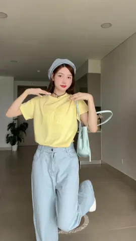 Sa – wa – dee – kaa 🎀🎗️ hihi #buddies25 #áothun #nơ #jean #vàng #hồng #goclamdep #LearnOnTikTok #vulaci 