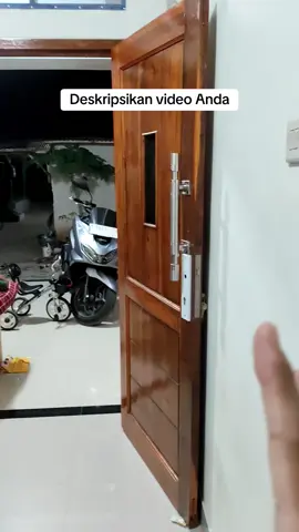 Gagang Pintu Minimalis Modern 60 cm dan Body kunci Set Besar - Handle Pintu Satu Set Lengkap