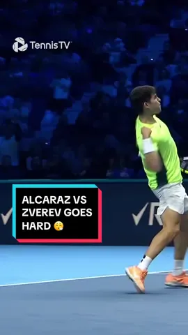 Alcaraz vs Zverev goes hard 💪 . #tennis #tennistv #atp