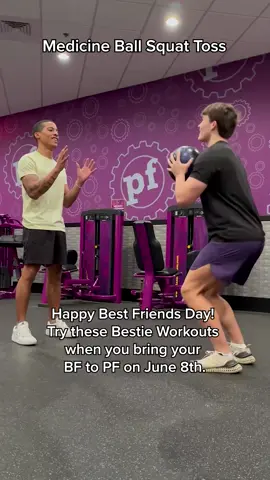 Today is the day! To celebrate Best Friends Day, ALL PF members can bring their bestie to work out for FREE!