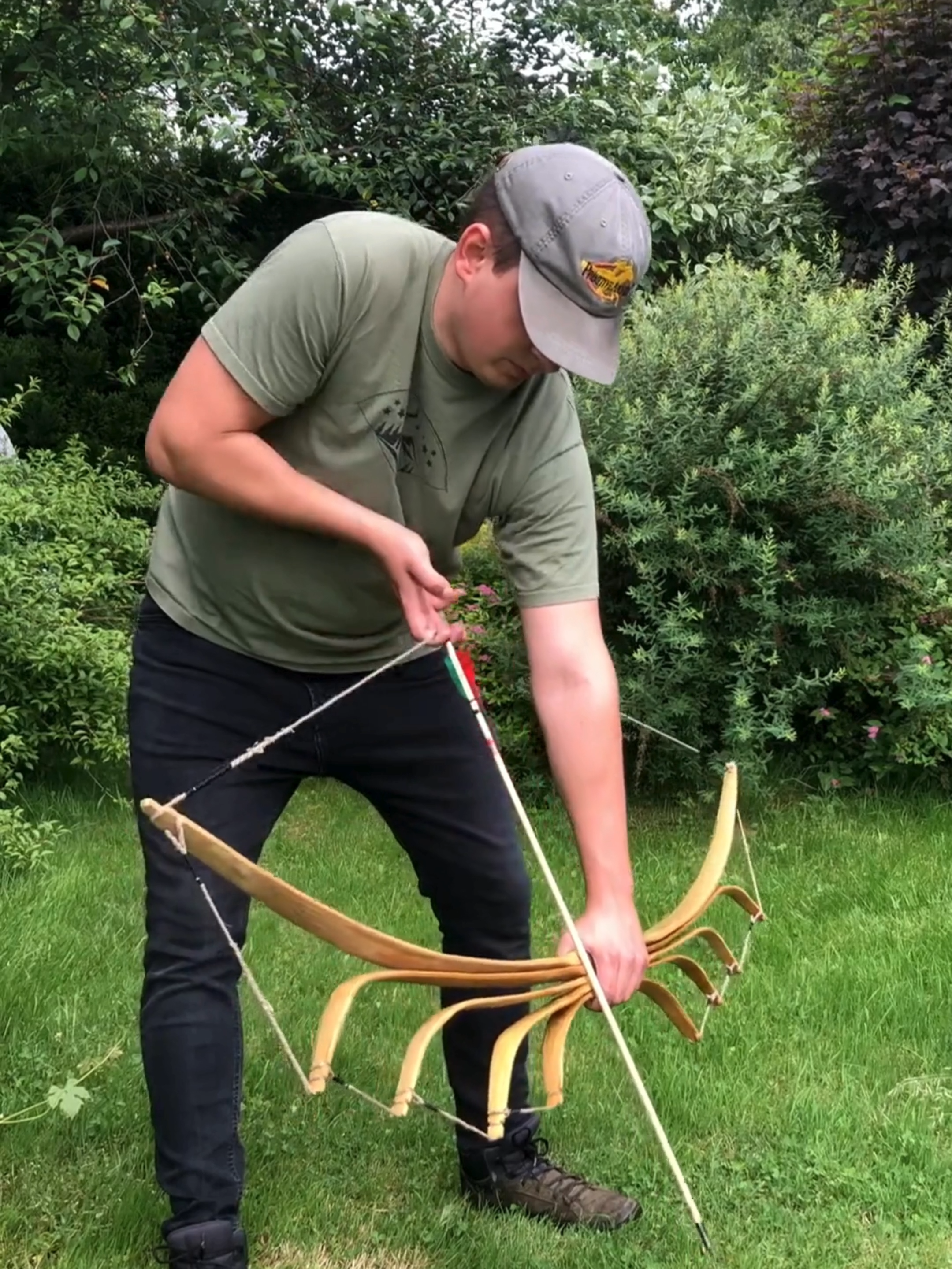 My latest creation. Full making video - link in bio. #bow #bowyer #archery #bowandarrow