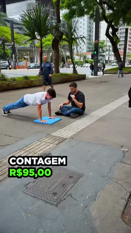 R$5,00 para cada flexão de braço que você fizer