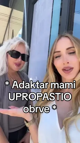 Od sad samo ja vodim mamu kod @The God of eyebrows  #zatebe #balkan #fyp 