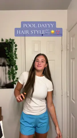 Summer style☀️👙🍉🐠#fyp#hairtok#hair#hairstyle#hairinspo#hairtutorial#foryou#foryoupage#pool#Summer#summertime#summervibes#fypp#swimming#hairstyles