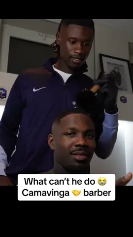 Camavinga is a barber now the season has finished 😭💈 CAMABARBER. @BigZefrai #camavinga #eduardocamavinga #france #equipedefrance #ballers #risingballers #euros #barber #funny #jokes #meme #footballfunny #futebol #futbol #footballtiktok #foryou #fyp #4u #Soccer #soccertiktok #golazo #fifa #fut #legend #thuram 