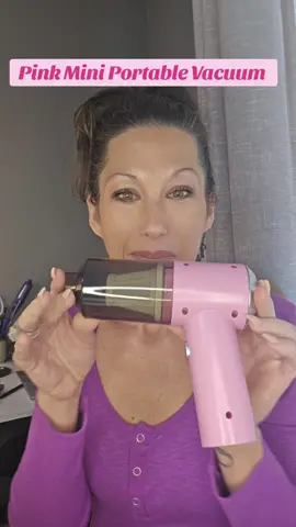 It's so cute and PINK! 🩷🩷🩷🩷 This will be perfect to keep in my car to pick up the miscellaneous mess that accumulates as I use my car for travel/ect! #tiktok #tiktokshop #vacuum #car #caraccessories #pink #cute #cuteness 