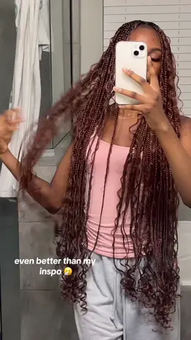 im so in love yall don’t understand - styledby._aj (instagram) #braids #hairinspo #bohoknotlessbraids #hair 