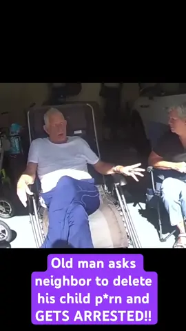 Old man arrested for child p*rn on his computer!!!