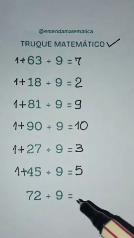 Truque matemático  #matematica  #maths  #enem  #agoravocêsabe  #matematicas 
