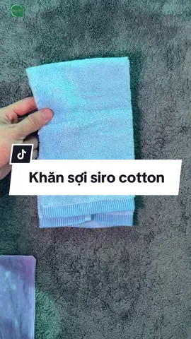 Khăn mặt siro cotton thấm hút tốt #khanmat #xuhuong 