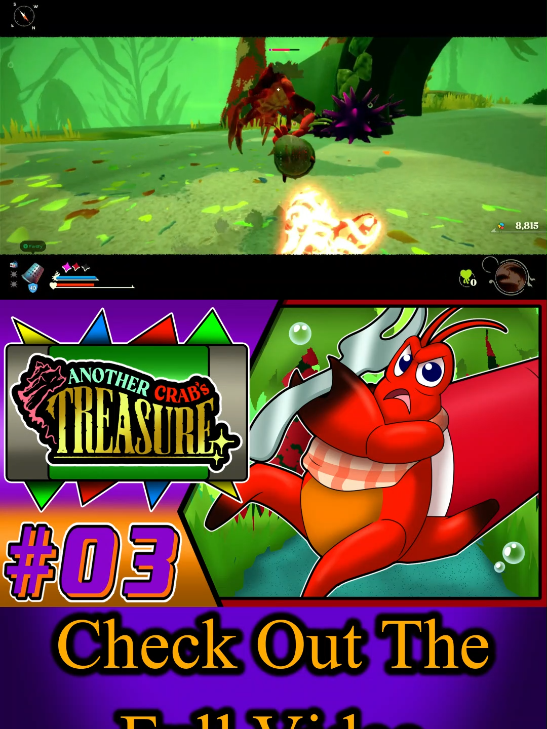 Another Crab's Treasure! Part 3 Video Highlights These Are Highlights From My Youtube Channel #youtube #anothercrabstreasureswitch #crabgame