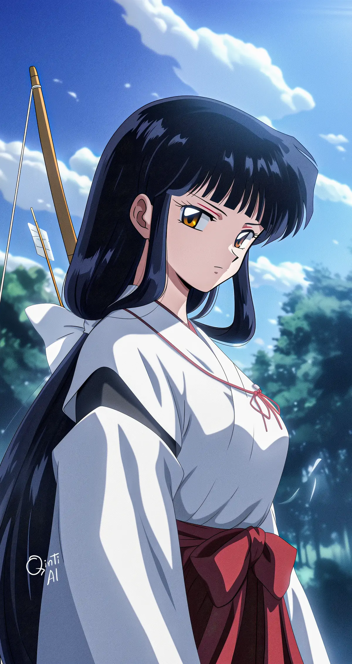 #ai #aiart #midjourney #fyp #anime #animetiktok #inuyasha #kikyo #kikyoinuyasha 