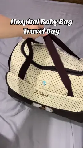 Hospital Baby Bag! Very spacious and good quality bag!  #baby #bag #hospitalbag #travelbag 