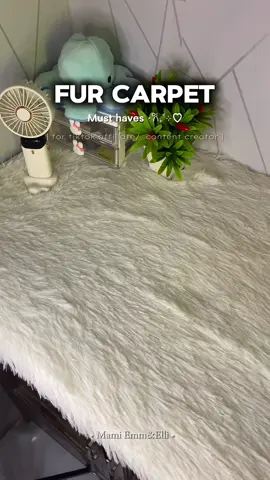 Sa mga co-affiliates ko jan very must have tong Carpet nato para sa mgandang background at ver aesthetic na videos nyo. 🤍✨ #tiktokaffiliate #affiliatemusthave #affiliatebigginers #furcarpet 