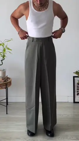 #fyp #viral #trousers #widelegtrousers #loosepants #longsleeve #polo #OOTD #buynow 