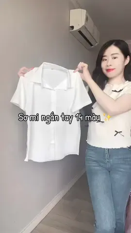 14 màu lận nha mấy chị đẹp ơi 🎀🩷 #somi #TikTokFashion #outfit #vtvcab #ao #somingantay 