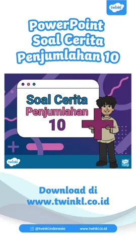 Mengajarkan penjumlahan hingga 10 bisa jadi tantangan tersendiri untuk guru dan orang tua. Kami memahami kesulitan ini! 🌟  Dengan PowerPoint dari Twinkl, proses belajar jadi lebih mudah dan menarik. Yuk, ajari anak berhitung dengan cara yang seru dan interaktif! 🎉 Unduh sekarang di www.twinkl.co.id dan lihat perbedaan nyata dalam pembelajaran mereka. 📚✨ #Penjumlahan #BelajarSeru #TwinklIndonesia #BelajarBerhitung #EdukasiAnak #GuruHebat #OrangTuaCerdas #TwinklResource #LKPDMatematika #GuruSD #GuruPAUD #MediaPembelajaran