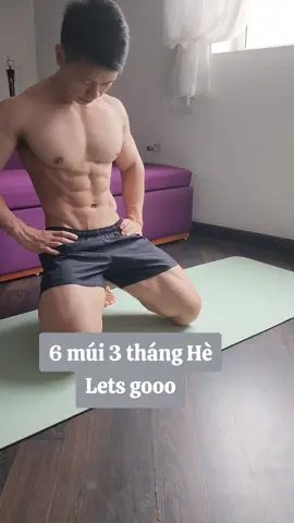 Đồng hành cùng mọi người trong 3 tháng hè Tập bụng tại nhà để có 6 múi đẹp hơn 7 bài tập để có cơ bụng 6 múi Nghỉ mỗi hiệp 30s nhé các bạn. #trending #fyp #tvcgym #natural #gym #6mui #abs 