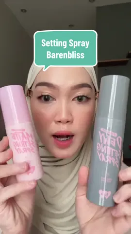 Sapa ni yg masih gapercaya sama setting spray?? Sengaruh ini lo buat ngelock makeup #racunsukma #barenblisssettingspray #settingspraybarenbliss #barenbliss 