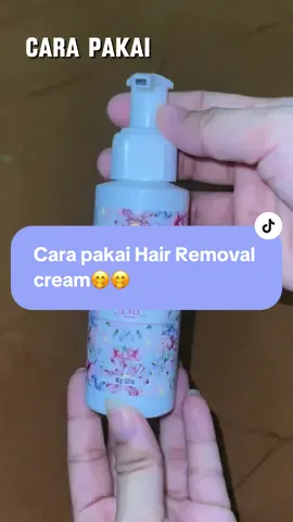 Cara pakai #hairremovalcream #hairremovalcream #bpom✅ 