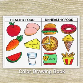 Healthy Food Vs Unhealthy Frood Chart Drawing #drawing #art #poster #chart #healthyfood #unhealthyfood #foodchart #LearnOnTikTok #tiktoklearning #tiktokindia #tiktokbangladesh #painting #sayatarucreation #colordrawingbook #colouring #pizza #burger #icecream #apple #carrot
