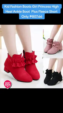 BUY HERE ✅✅✅👇👇 Kid Fashion Boots 2023 New Girl Princess Boot High Heel Ankle Boot Sweet Single Boot Plus Fleece Short Boot Kid Shoe Girl Boot Only ₱807.66 #boots #kidsboots #fashionboots #tiktokfinds #fyyyyyyyyyyyyyyyy #tiktokshop #fy #tiktokfindsph #fyp 