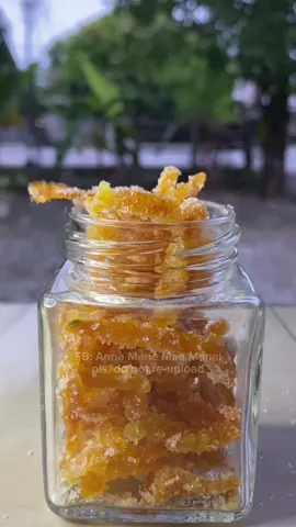 Balat ng orange ginawa kong candy #fyp 