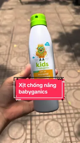 Xịt chống nắng chân ái cho mùa hè của bé yêu #bikenbabyshop #mevabe #reviewbimsua #babyganics 