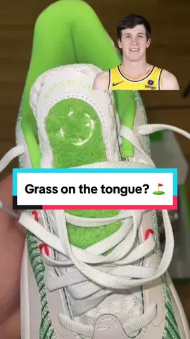 Why does the AR 1 have grass on the tongue? 🌿 @KICKS CREW  #basketballshoes #austinreaves1 #rigorerar1 #austinreaves 