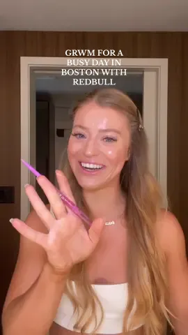 I’M IN BOSTON WITH @Red Bull USA SO LET’S GET READY FOR THE DAY🤭🫶🏼💓 #grwm #MakeupRoutine #dayinthelife #Vlog #redbullcliffdiving 