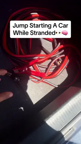 How To Jump Start A Car If Your Stranded By Yourself🙏 This Device Is Actually A Life Saver😁 #fyp #jumpstart #cars #deadbattery #battery #tiktokmademebuyit 