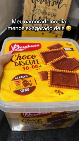 Amoooo esse biscoitinho!  Certeza que essa caixa não vai durar 1 semana 🤣🤣 #bauducco #biscoito #chocolate #namorados 