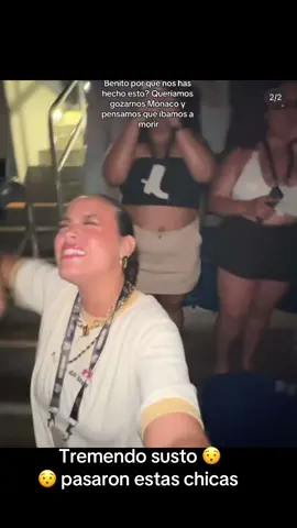 Tremendo susto pasaron estas chicas en concierto de Bad Bunny #badnunny #chicas #badbunnypr 
