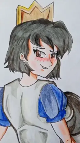 princesa de Clash Royale en digital #princesadeclashroyale🥵 #viral #clashroyale #anime #dibujos #dibujodigital 
