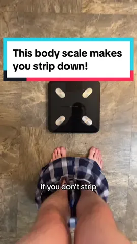 Replying to @Pottart This smart body scale is so sensitive you gotta strip!  #tiktokshop #ttshop #tiktokmademebuythis #smartscale #bodyscale #bodyweight #bodyweightscale 