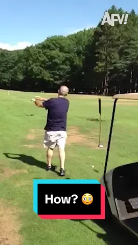 Okay, now we've seen it all. 🤣 (📹: @AFVofficial) #golftok #golf #golftiktoks #fyp #golffunny 