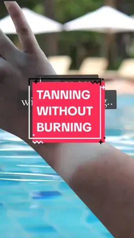 How to tan without burning: (and without tanning lotion) The key is to stay hydrated - not just outside, but inside too.. 💧 🍋Try these tips the next time you go tanning for great results! #poolday #tanningtips  #creatorsearchinsights 