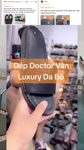 Dép Doctor Da Bò In Vân Luxury Đế Chống Trượt Bền Đẹp Rẻ Sang Xịn  #depda #depnam #depnamdepgiare #thinhhanhtiktok #xuhuong2024 #ViralBeauty 