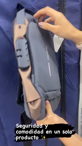 Bolso manos libres con seguridad, sientete seguro en el transporte publico con este producto…..#bolsoantirobo #impomajo #seguridad #seguridadbogotana 