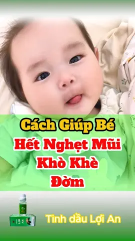 Cách giúp bé hết nghẹt mũi, khò khè bằng tinh dầu Lợi An. Trời bắt đầu vào mùa mưa, bé hay bị sổ mũi, nghẹt mũi, khò khè, làm bé khó chịu mất ngủ. Mẹ cần giữ ấm cơ thể cho con và cải thiện tình trạng này càng sớm càng tốt. Tinh dầu Lợi An là 1 trong những phương pháp được nhiều cha mẹ tin dùng. Tinh dầu với chiết xuất từ các thảo dược có trong tự nhiên mang lại 1 sản phẩm hiệu quả, an toàn cho bé. Mẹ trang bị 1 lọ trong nhà khi con có triệu chứng khò khè, đờm, nghẹt mũi, hãy thoa vào các vùng như cổ, trán, thái dương, bên trong 2 cánh mũi, ngực và lưng của con đều đặn mỗi ngày từ 3-6 lần sẽ cải thiện tình trạng cho bé, bé không còn khò khè, nghẹt mũi, đờm cũng tan mất, giúp bé không còn quấy khóc mất ngủ, mẹ an tâm hơn. 1 lọ tinh dầu dung tích 20ml mẹ có thể bôi cho con nhiều lần mà giá chỉ hơn 200k. Đặc biệt khi mua tại Đông Y Lợi An Shop, hàng được cam kết chính hãng 100%, hoàn tiền theo chính sách nếu phát hiện hàng giả. Ngoài ra, shop còn tặng kèm đồ chơi cho bé. Mẹ hãy tham khảo nhé. Tinh dầu Lợi An hơi thở thông thoáng cho bé, sự an tâm cho cha mẹ. #khòkhè #nghetmui #somui #đờm #bébịđờm #cáchhếtđờm #tridomchobe #tinhdauloian #tinhdầulợian #tinhdầulợianchínhhãng #tinhdauloiantrihochobe #hetdom #hetkhokhe #hetsomui 