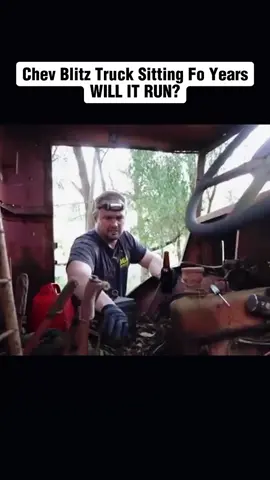 WILL IT RUN TRUCK SITTING FOR YEARS?!#recovery #restoration #willitrun #car #old #engine #tiktok #fyp #foryourpage 