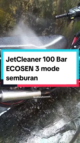 JetCleaner 100 Bar ECOSEN dengan 3 mode semburan motor bersih setiap hari #jetcleanercordless #jetcleaner #jetsteamcleaner #alatsteammotor #foryou #LiveOutlandish 