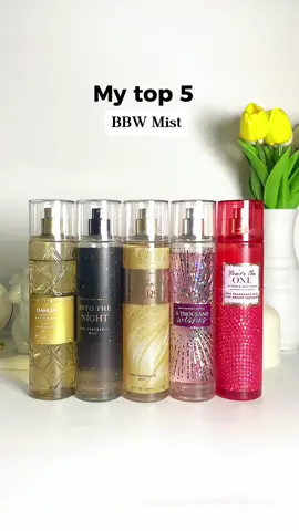I tell you, these are the ones WORTH BUYING!!!💯 #bbw #bathandbodyworks #bathandbody #fragrance #fragrancetiktok #perfumes #mist #recommendations #top5 #intothenight #dahlia #athousandwishes #inthestars #youretheone #fyp 