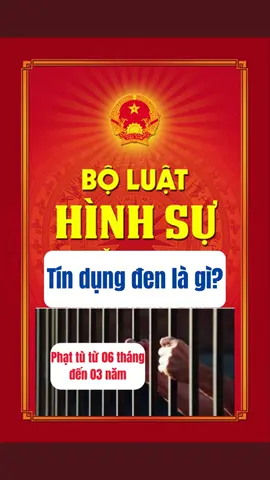 Tín dụng đen là gì? #luatquocbao #tindungden #vaynanglai