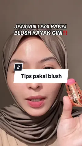 Tips pakai blush stick #simolla #blushstick #blushon #fyp 
