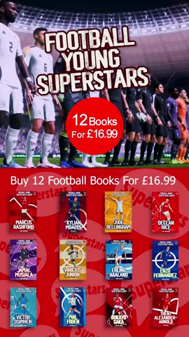 Inspiring Football Superstars: 12 Books Box Set for Young Readers #fyp #foryou #foryoupage #fypage #viral #viralvideo #viraltiktok #virall #books #book #BookTok #bookworm #bookish #bookclub #BookRecommendations #bookrecs #football #footballtiktok #footballskills #footballer #footballchallenge #footballplayer #judebellingham #bellingham #jude #enzofernandez #philfoden #foden #bukayosaka #bukayo #saka #erlinghaaland #haaland #jamalmusiala #jamal #musiala #erling #kylian #kylianmbappé #kylianmbappe #mbappe #marcus #rashford #marcusrashford #declanrice #rice #declan #trent #trentalexanderarnold #alexanderarnold #victorosimhen #osimhen #viniciusjunior #vinicius #vini #vinijr #realmadrid #realmadridfc #realmadridfans #chelsea #chelseafc #cfc #manchestercity #mancity #mancityfc #arsenal #arsenalfc #afc #gunners #psg #parissaintgermain #manchesterunited #manutd #manu #manchesterunitedfans #mufc #bayernmunich #bayernmünchen #liverpool #liverpoolfc #lcfc #lfc #napoli #sscnapoli #halamadrid #madrid #madridista #youngreaders #footballtiktok #footballfans #championsleague #PremierLeague #premier #laliga #ligue1 #euro #euros #euros2024 #fifa #fifaworldcup 